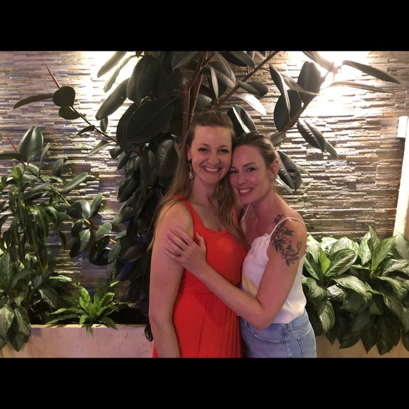 Orange Maxi Dress | Size 8 | Bisou Bisou - Picture 6 of 7